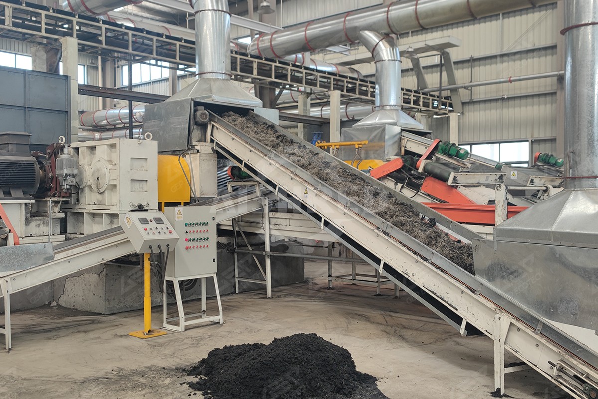 Rubber Grinding Unit for Waste Tire Disposal Line in Henan, China