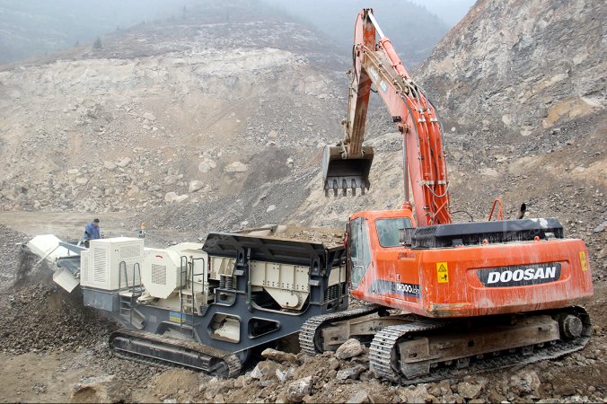 Mobile Jaw Crusher Plant