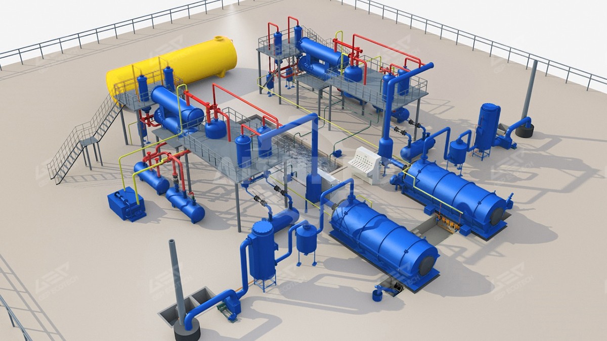 Tyre Pyrolysis Plant