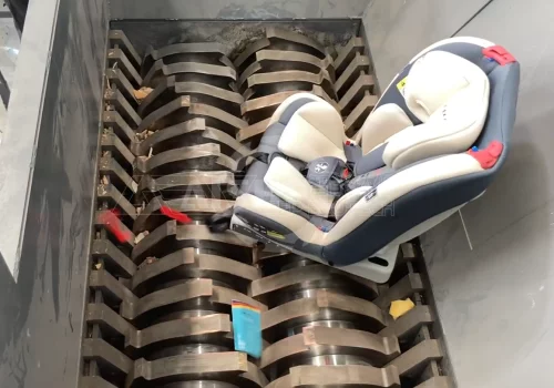 Baby Car Seat Shredder—Double Shaft Shredder for Multi-Material Recycling