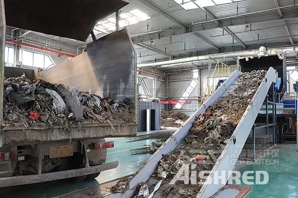 Domestic Waste Shredder Plant