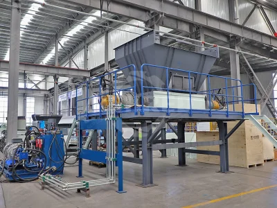 Shearing Type Twin-shaft Slow Speed Shredder GDH10, Hydraulic Drive