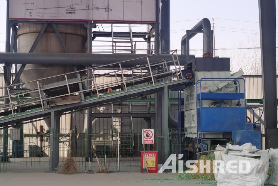 Glass-fibre-reinforced Plastic Shredding Plant