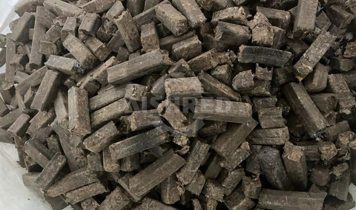 RDF Compressed Waste Pellets