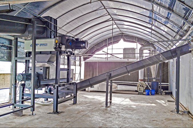 Kitchen Waste Dewatering Project in Shanghai, China