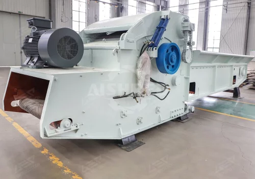 Coconut Husk Shredder, Powerful Drum Chipper for Tough Fiber Processing