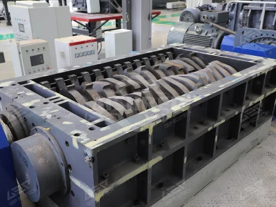Industrial Dual-Shaft Shear Type Scrap Metal Shredder 180KW