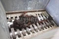 Double Shaft Shredder to Crush Dried Seaweed/Kelp