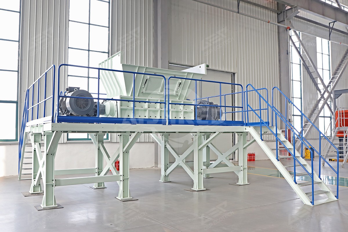 Twin Shaft Waste Film Shredder