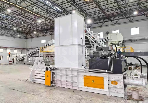 Waste Baler Machine, Hydraulic Baling Press, GHP60B, 18.5kW