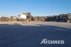 Using AIShred Double-Shaft Shredders to Recycle Scrap Steel