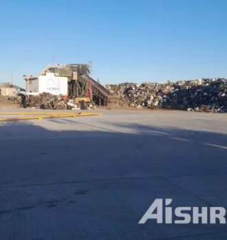 Using AIShred Double-Shaft Shredders to Recycle Scrap Steel