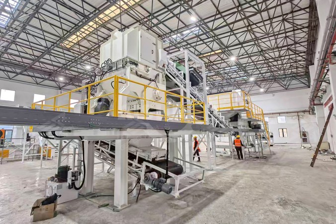 Single Shaft Shredder for Construction Waste Combustibles to Alternative Fuel Project in Shanghai