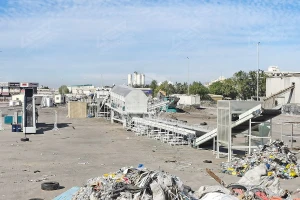 10 TPH Municipal Solid Waste Sorting Plant in the UAE: Simple, Robust, and Cost-Effective