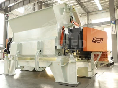 Single-Shaft Wood Pallet Shredder Equipped with Hydraulic Pusher Plastic Pallet Shredder Scrap Wood Shredder