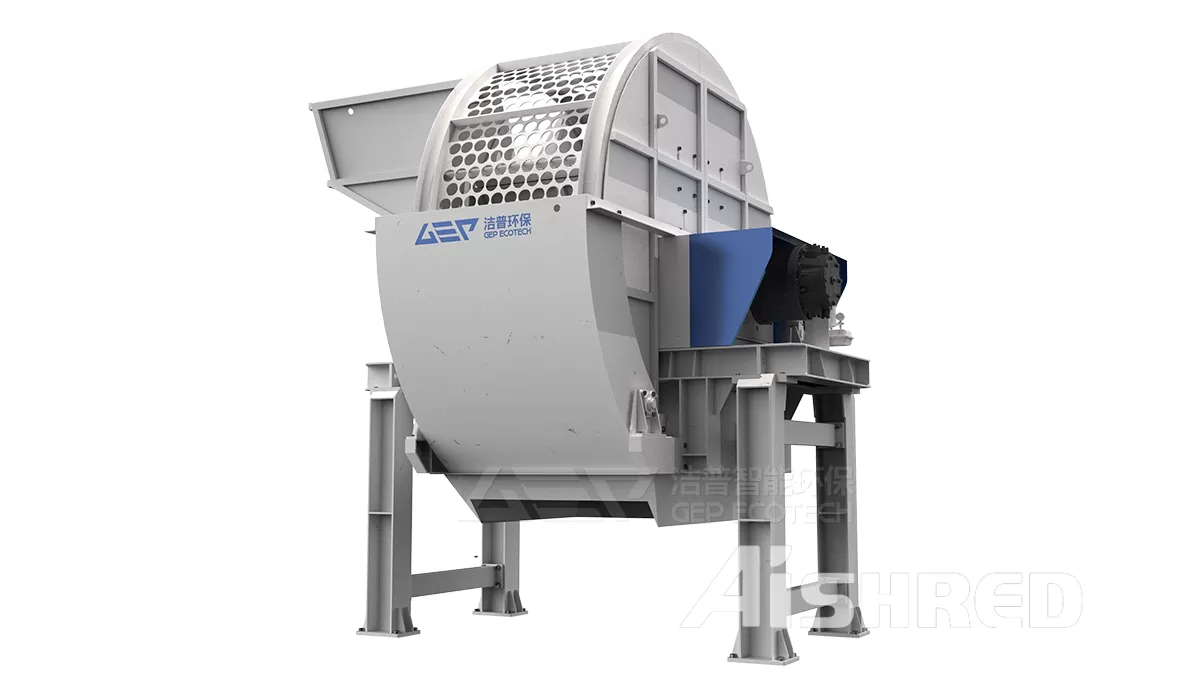 Waste Tire Shredder with Sieve