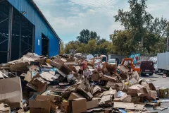 OCC Waste Shredding Plant for Making Dry Recycled Pulp