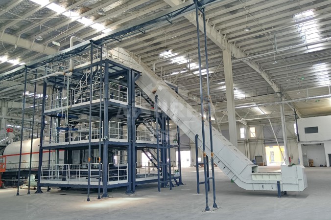 Four-Shaft Shredder for Lithium Batteries Recycling Project in Henan, China