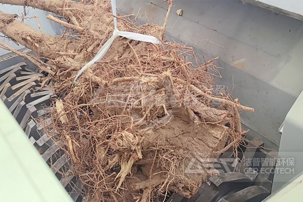 Dual-Shaft Tree Root Shredder Cutter Box