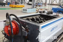 AIShred Pre-Shredder for Large-Volume and Bulky Pieces of Waste Wood Processing