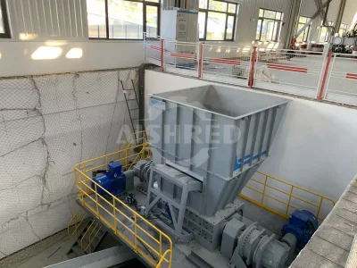 UBC Aluminium Bales Shredder, Shearing Type & High Torque