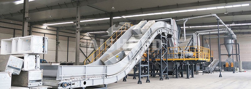 Waste Refrigerator Recycling Line