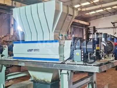 Shredder for Cement Kiln Alternative Fuel Preparation, Multi-functional Shredder, 2*37kW