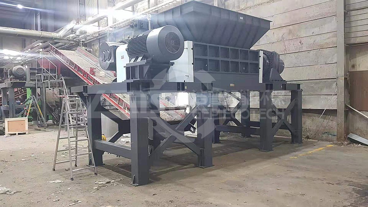 Paper Mill Waste Shredding Machine