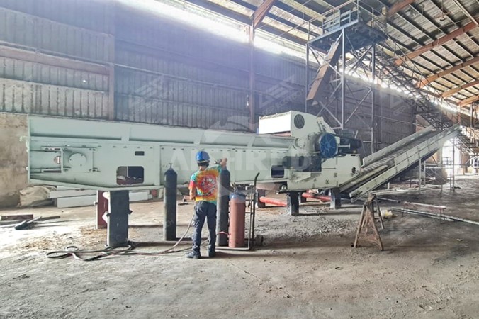 Drum Chipper for Coconut Husks Recycling Project in the Philippines