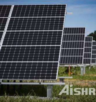 AIShred Low Speed Industrial Shredder in Recycling of Solar PV Panels