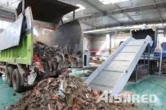 Municipal Solid Waste Twin Shaft Shredder