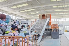 Shredder Plant for Processing of Municipal Solid Waste