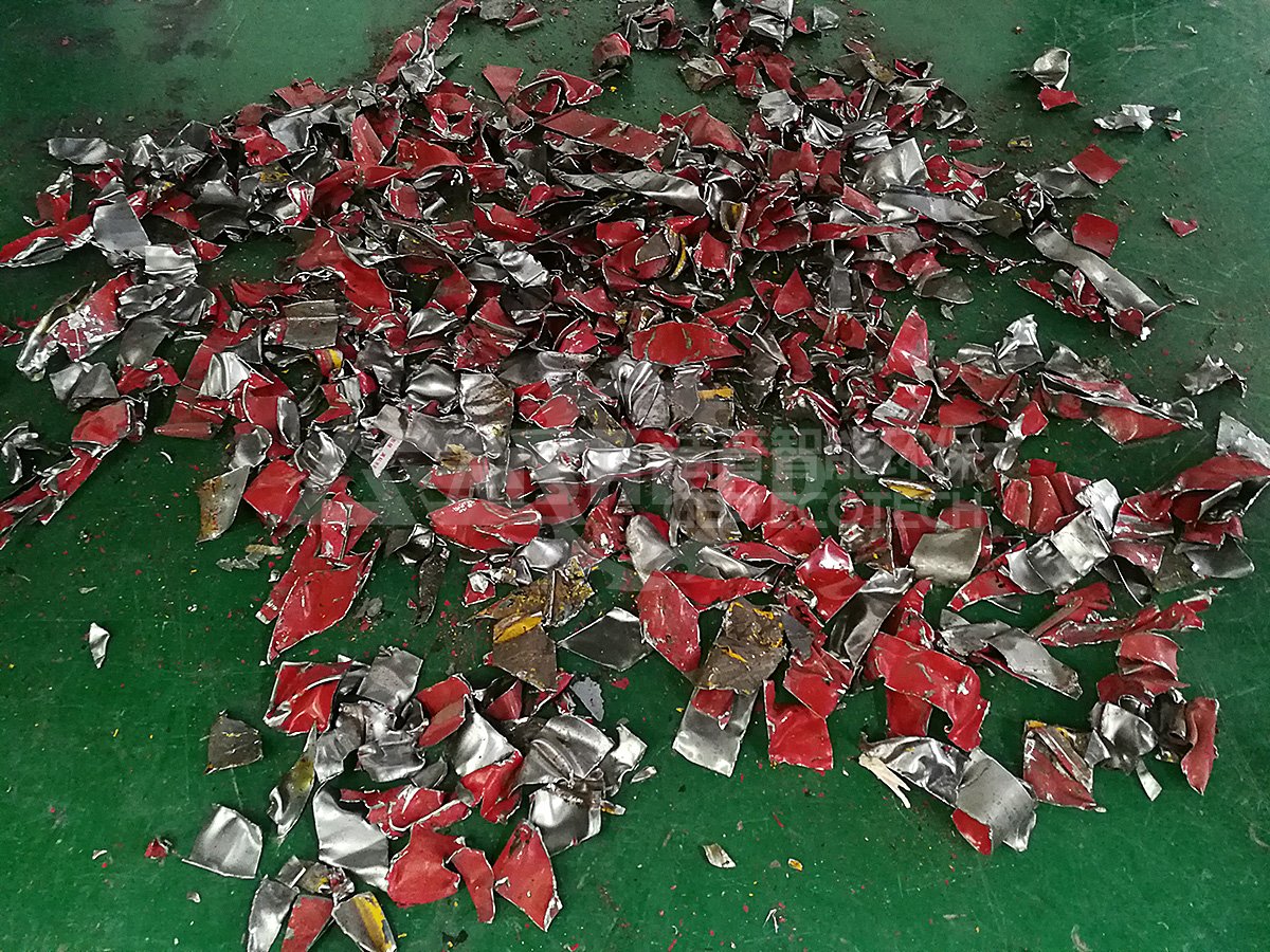 Shredding Effect of Double-shaft Shredder