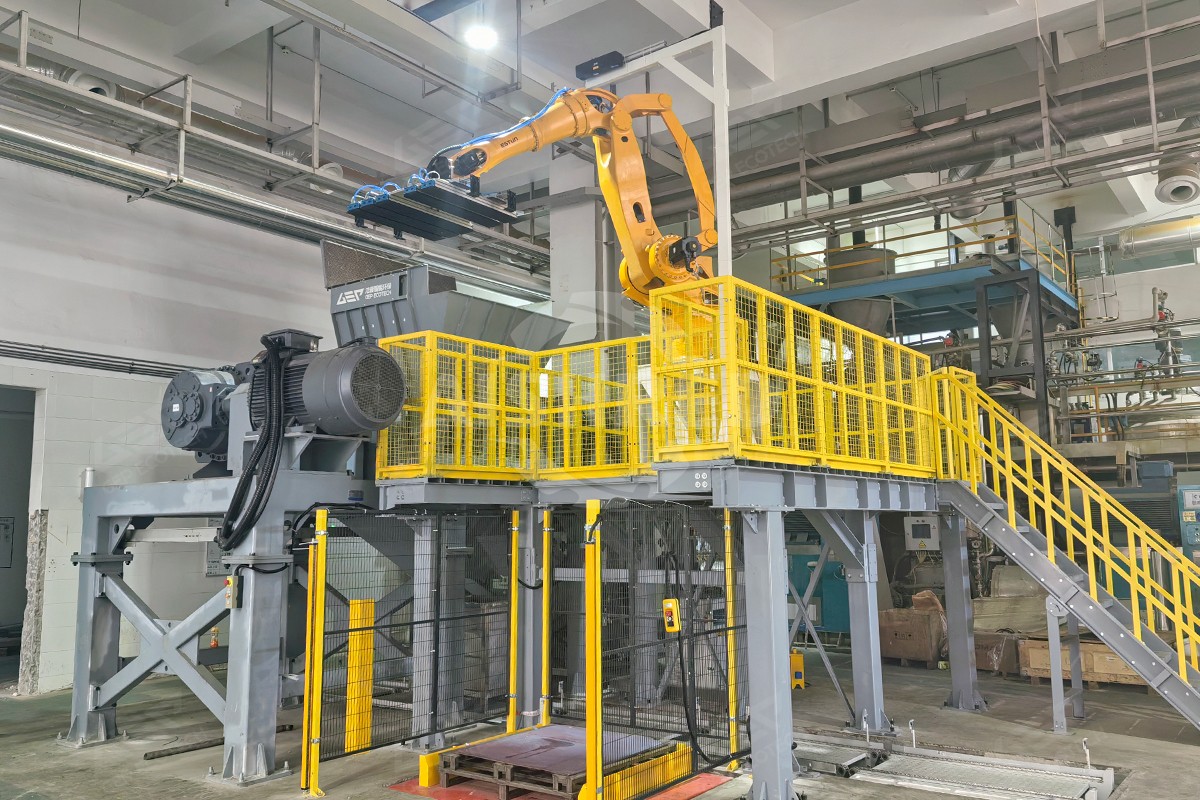 Double Shaft Scrap Copper Shredder