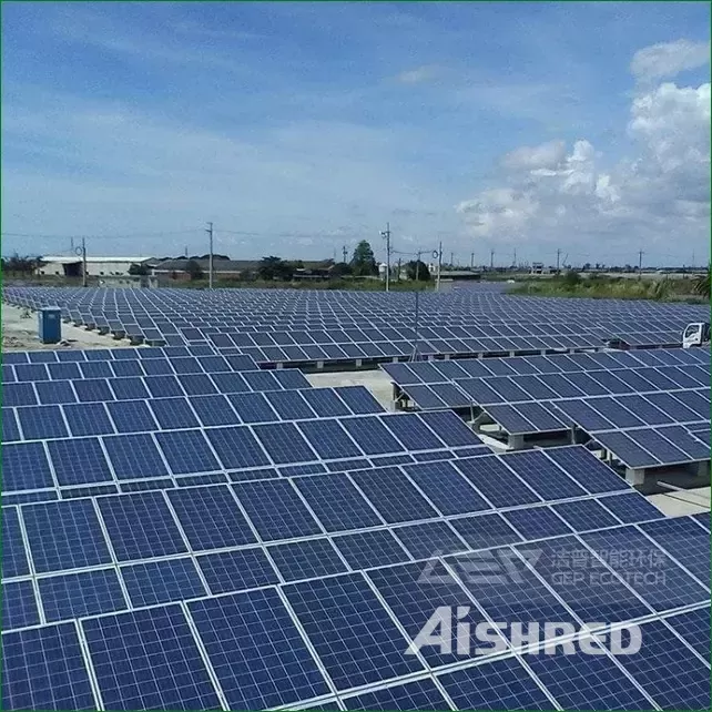 Waste Photovoltaic Panels