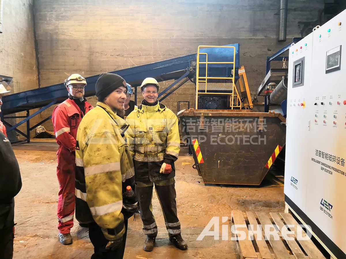 Industrial Shredder in Norway