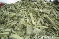 AIShred Industrial Shredders for Recycling of Waste Mineral Wool