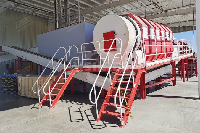 Trommel Screen for Aluminum Waste Recycling Project in Mexico