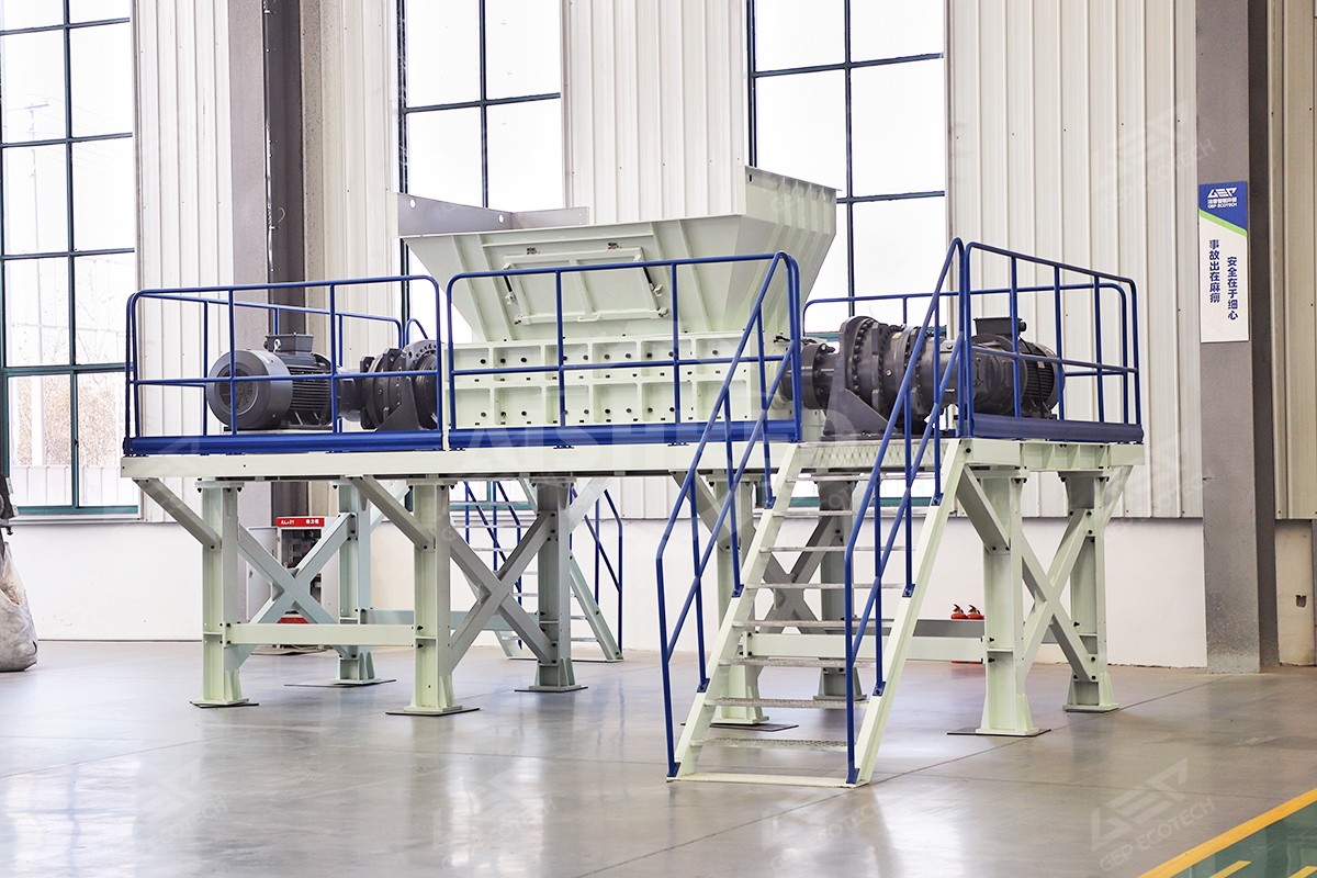 Double-Shaft Cardboard Shredder 