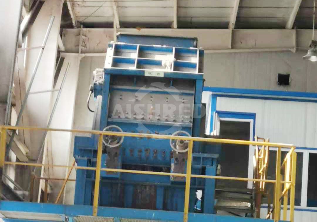 Waste Bag Opener Machine