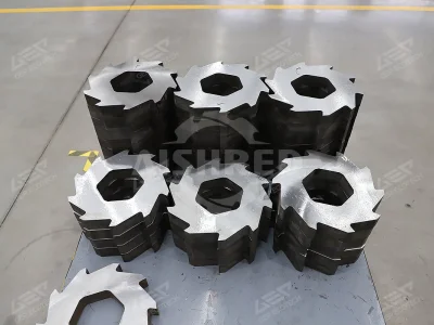 Shredder Blades & Cutters NiCrMo, 42CrMo, SUS304, SUS316, H400