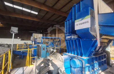 Three-Stage Dual-Shaft Shredding RDF/SRF Processing Plant