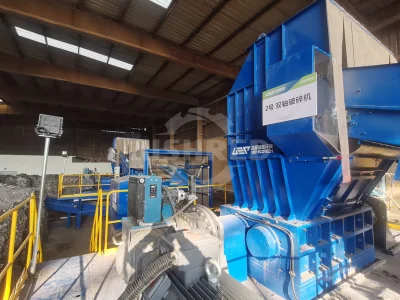 Three-Stage Dual-Shaft Shredding RDF/SRF Processing Plant