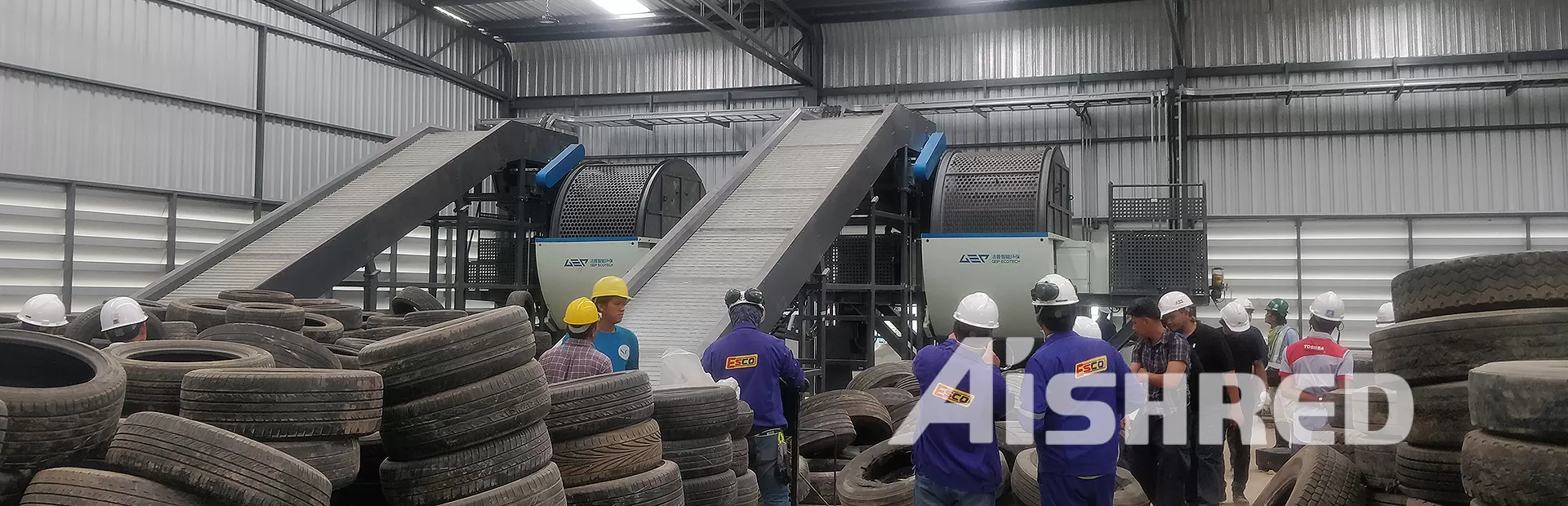 AIShred Tyre Recycling Plant