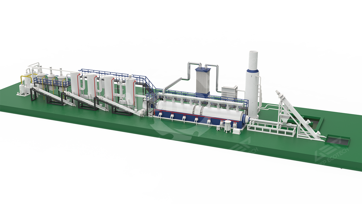 Continuous Waste Tire Pyrolysis Production Line