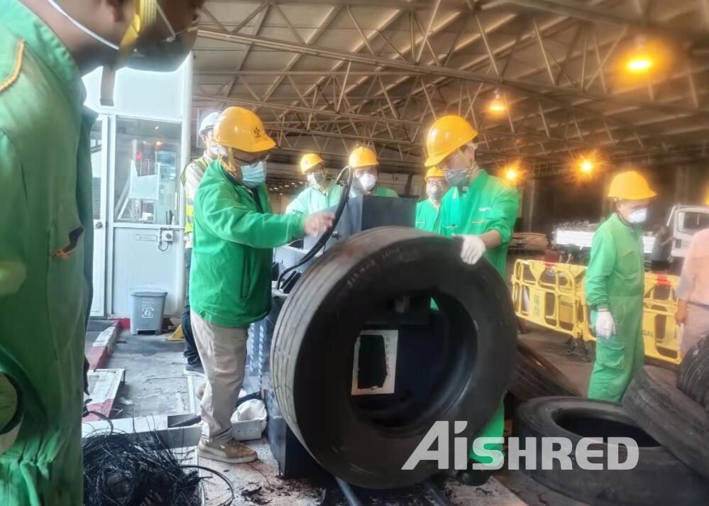 GEP ECOTECH Waste Tyres Recycling Plant in Macao, China