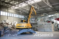 Shredder Plant for Processing of Municipal Solid Waste