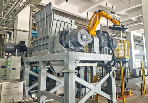 Heavy Duty Copper Sheet Shredder GD10Q, CrNiMo High Alloy Cutter, HRC55