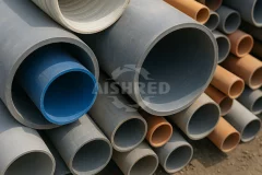 Pipe Shredding Solution for PVC, PE and HDPE Waste