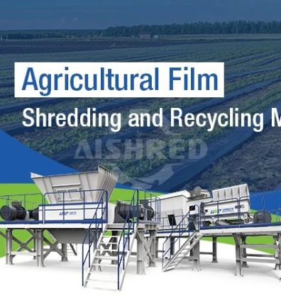 Agricultural Film Shredding and Recycling Machine
